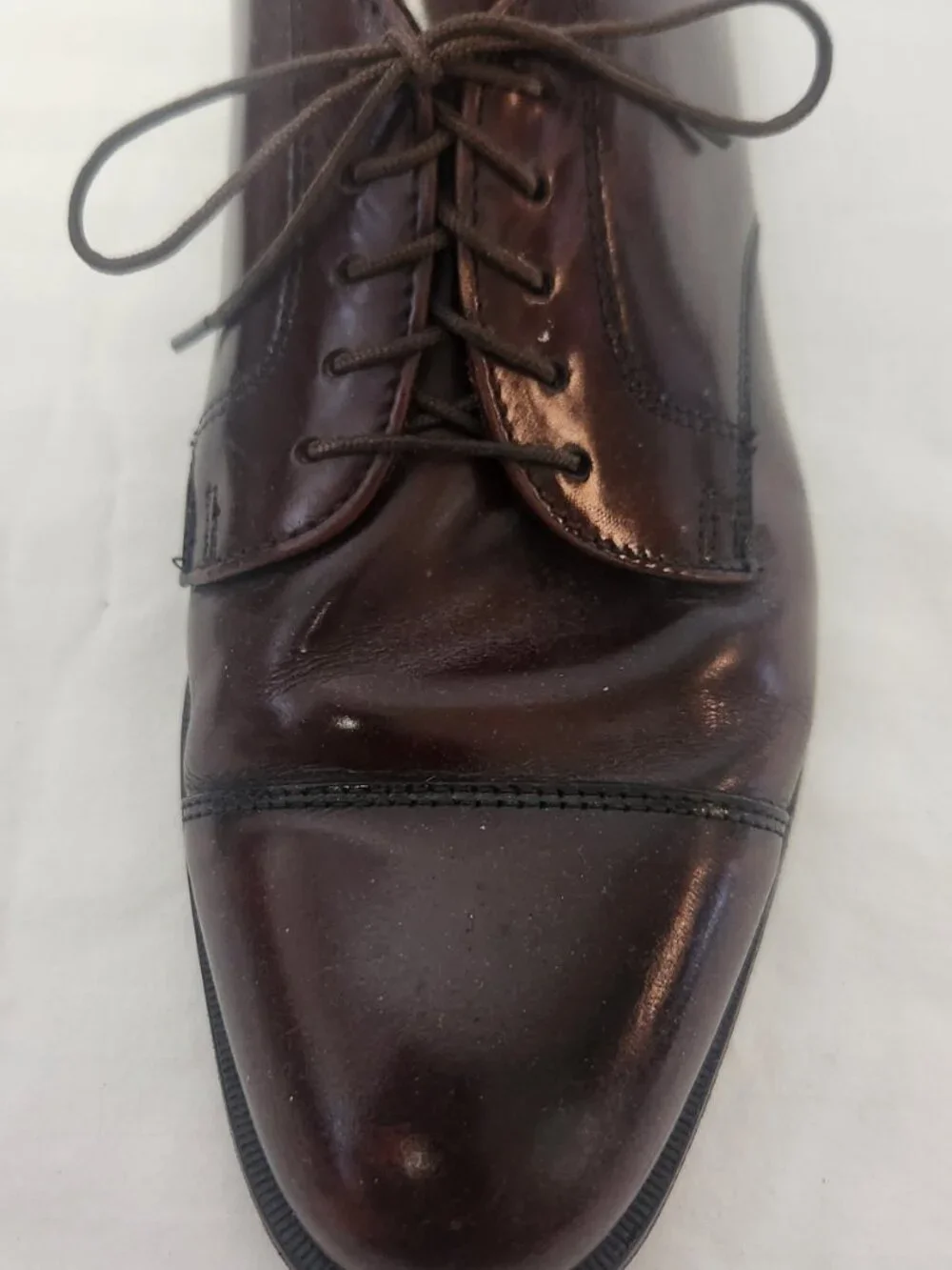 Cole Haan shoes 12 D men's brown cap toe oxfords